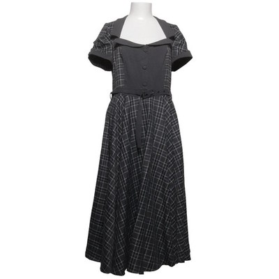 Voodoo Vixen, Kleid, Größe: XL, Grau/Weiß, Elasthan/Polyester/Viskose, Karo #CNI