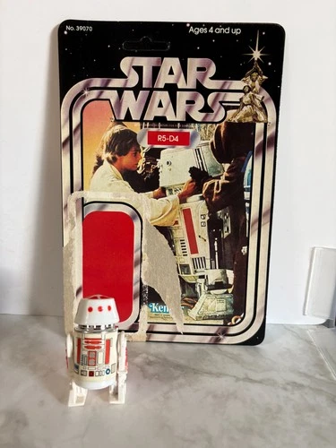 Vintage Kenner Star Wars R5-D4 Action Figure 1978 Complete w/ 12 Back Card