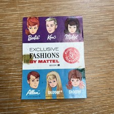 Vintage Mattel Exclusive Fashions Book 2 for Barbie and Friends Pamphlet