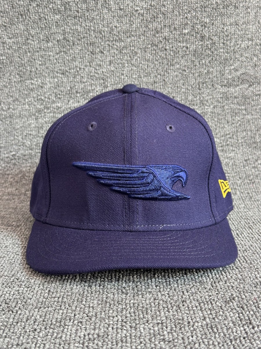 New Era Eagle Logo 9FIFTY Snapback Flat Brim Purple Hat One Size