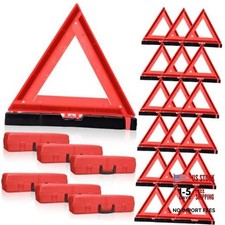 Pcs Warning Triangle Dot Approved Foldable Emergency Safety Triangles 18