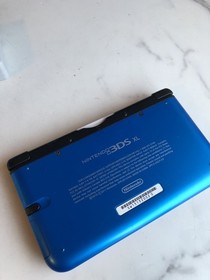 Nintendo 3DS XL Blue Console SPR-001 US Version TESTED Stylus Captain America