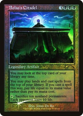 MTG  FOIL Bolas's Citadel (Love Your LGS) Retro - Promo #003