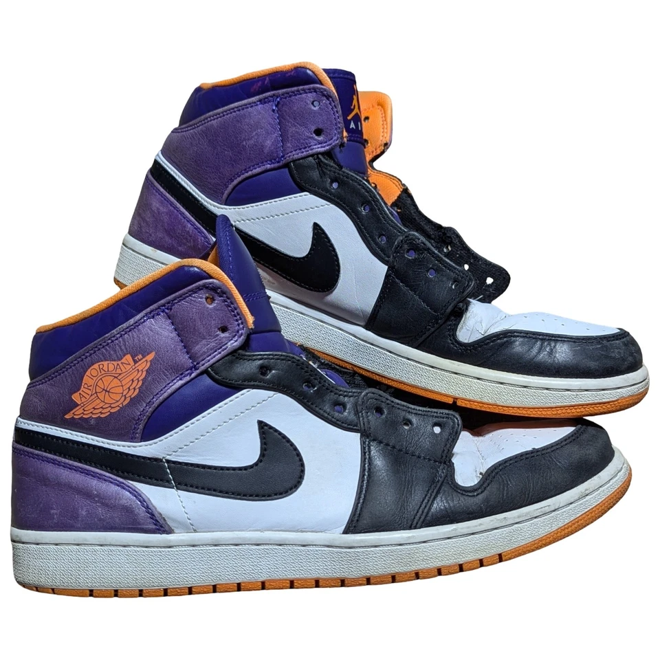 Talla 11.5 - Air Jordan 1 Mid Phoenix Suns  Foto 2 de 4
