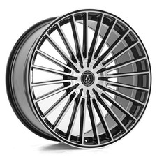 Axe Ex50 Wheels 22x9 25 5x114.3 74.1 Black Rims Set Of 4