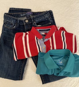 Lote de 1100 camisetas Tommy Hilfiger, originales, nuevas, con etiquetas