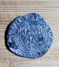 Medieval France Blanc Guenar Charles VI 'The Mad', REDUCED PRICE