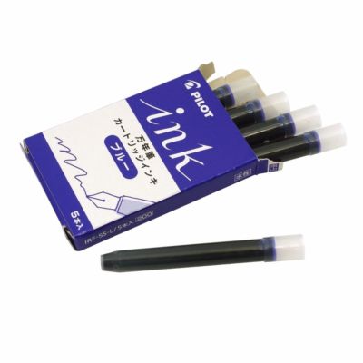PILOT IRF-5S -L Cartridge Ink for Fountain Pen Blue 5 pcs NEW from Japan