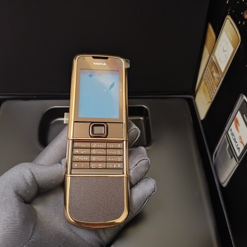 NOWA Nokia 8800 Sapphire Arte Brązowe Złote Wymienne etui Obudowa Pokrowce Etui - Zdjęcie 13 z 16
