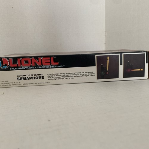 Lionel Train Automatic Operating Semaphore Signal; 6-12727, O/O27 Gauge - Picture 9 of 9