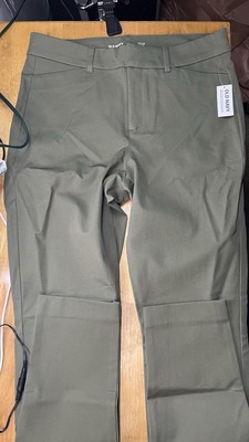 Old Navy Pants Womens Size 10 Olive Green High Rise Pixie Skinny Secret Pockets