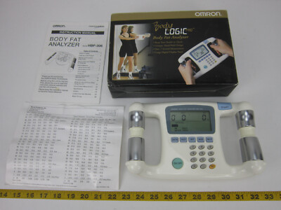 Omron Body Logic Pro Body Fat Analyzer Handheld In Original box HBF-300