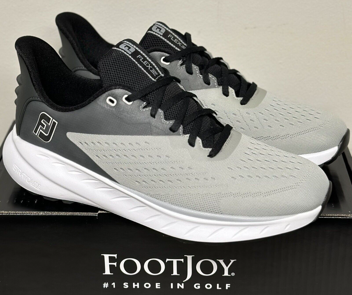 Spikeless Golf Footjoy Flex Xp White Footjoy Men's Flex XP XW