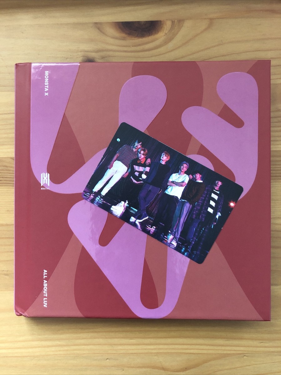 Monsta X All About Luv Album Ver. 1 Hardcover (group pc