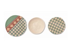 Brandani Servizio piatti 18 pezzi Le Cementine quadrella grès