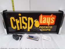 Lays Crisp Patatas fritas Pantalla LED Letrero iluminado Caja de luz Luz de pared