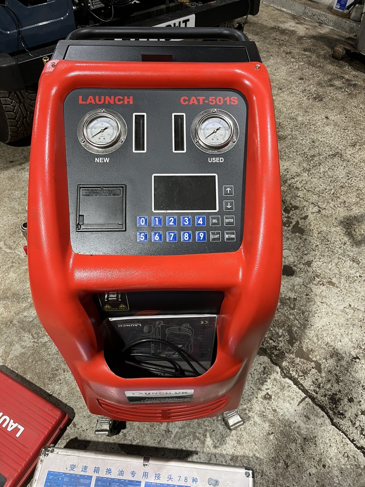LAUNCH ATF GEARBOX FLUSH MACHINE CAT501S Inc Kit eBay