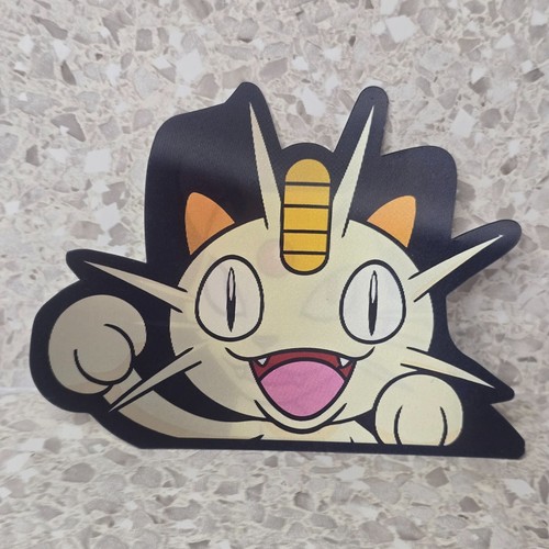 Pokemon Meowth Persisch Lentikulär Fenster Peeker Aufkleber US VERKÄUFER!