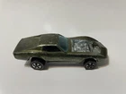 hot wheels redline custom corvette olive Rare brown Interior No Hood