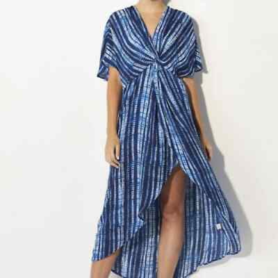 Show Me Your Mumu Indigo Twist Front Midi Dress Medium | eBay Show Me Your Mumu Indigo Twist Front Midi Dress Medium | eBay