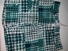 MEN'S MOSSIMO SUPPLY COMPANY WHITE/GREEN STARS SWIM TRUNKS SIZE 36