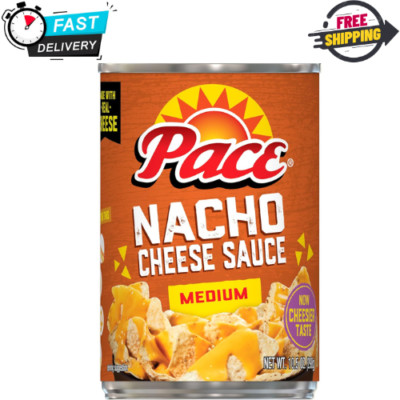 Pace Medium Nacho Cheese Sauce, 10.5 oz Can