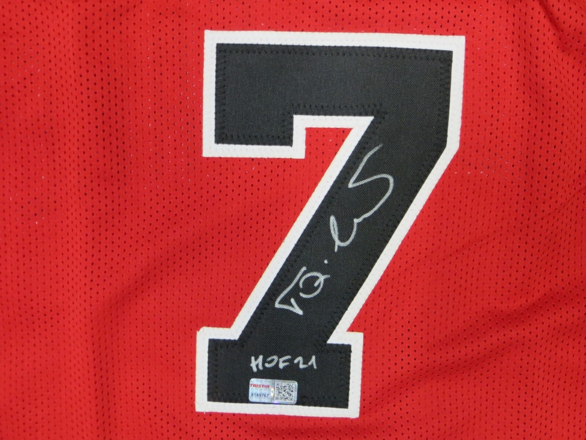 TONI KUKOC CHICAGO BULLS SIGNED SEWN PRO STYLE BASKETBALL