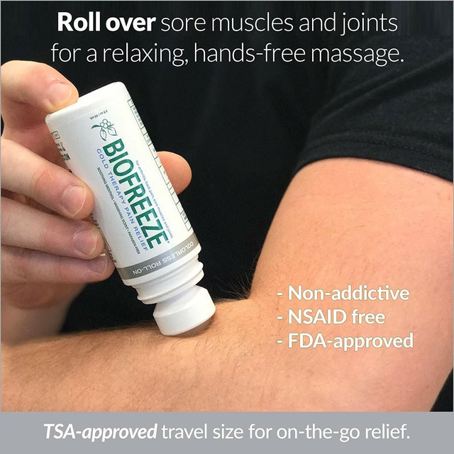 Pain Relief RollOn 3 oz RollOn Fast Acting Long Lasting Topical Pain