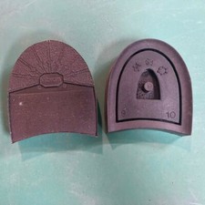 Pair VIBRAM Comfort Cushion Core Heels 3/4" Size 9-10