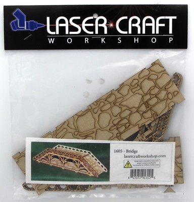Laser Craft Workshop 1605 Bridge (Battlefield Accessories) Terrain Scenery NIB