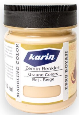 Z- Beige Marmorierfarbe |Ebru Boyasi Bej| marbling color Beige couleur marbrure