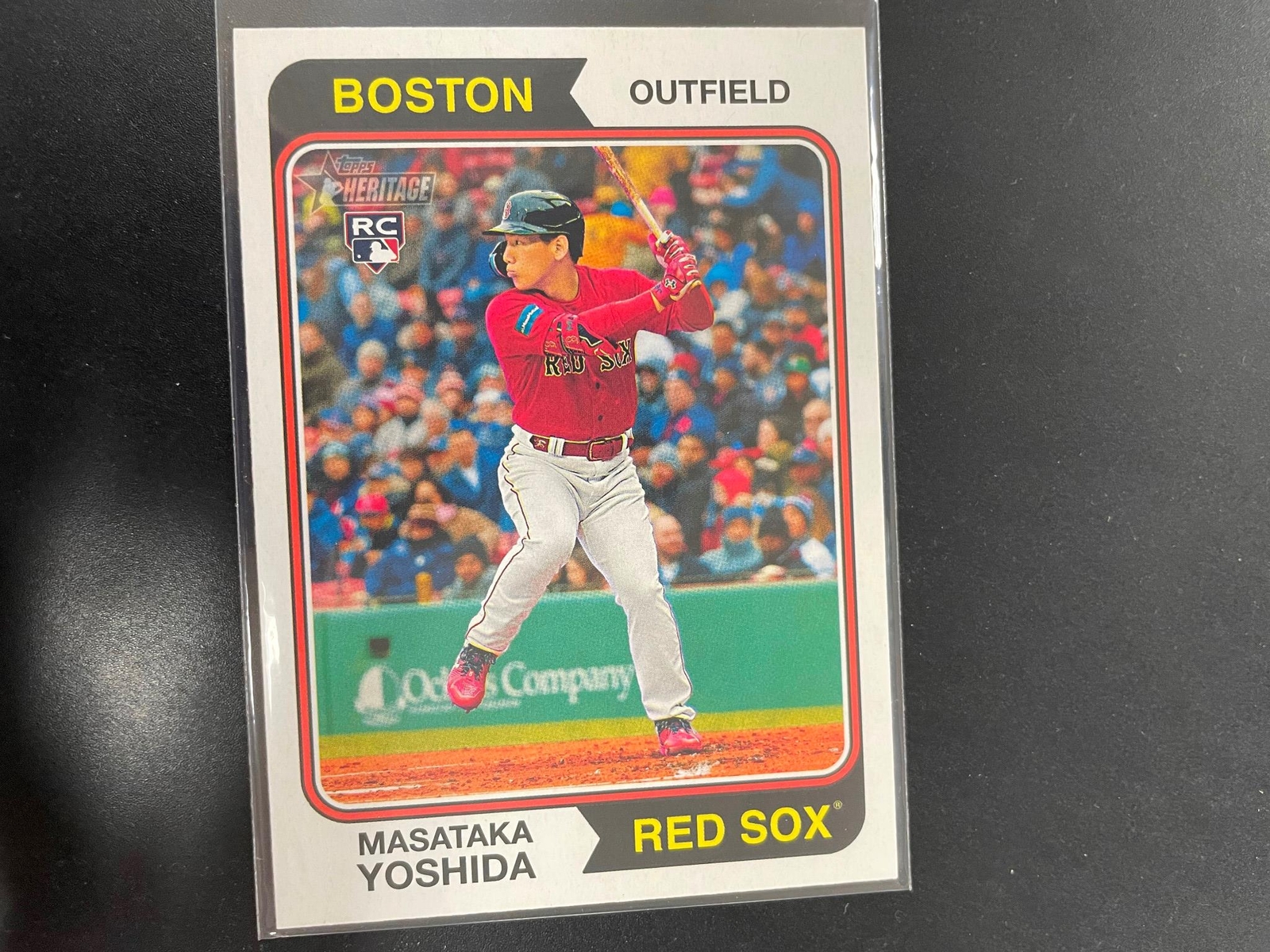 Masataka Yoshida 2023 Topps Heritage Rookie Card RC 542 Boston Red Sox