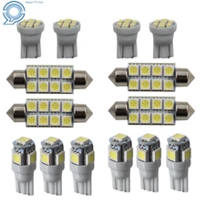 14x LED White Light Interior Package kit For 1999-2016 Ford F250 F350 Super Duty