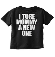 Tore Mommy New One Funny Shirt Cute Sarcastic Unisex Toddler Kids Youth T Shirt