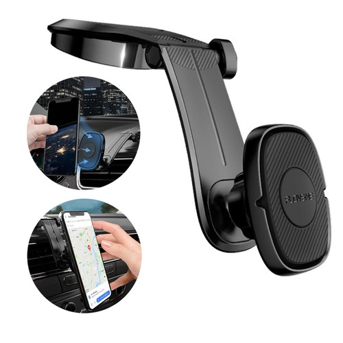 1pc Magnetic Phone Mount Holder Bracket Car Dashboard For iPhone Accessories - Picture 3 of 11