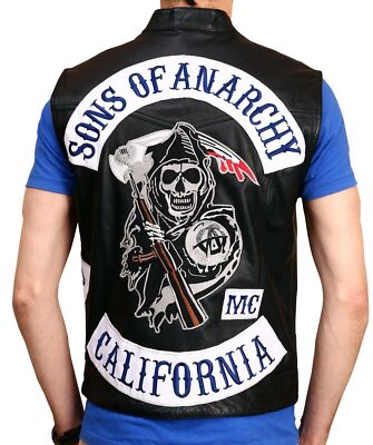 Anarchy Leather Vest Sons Of Anarchy Replica Vest Sons Of Anarchy