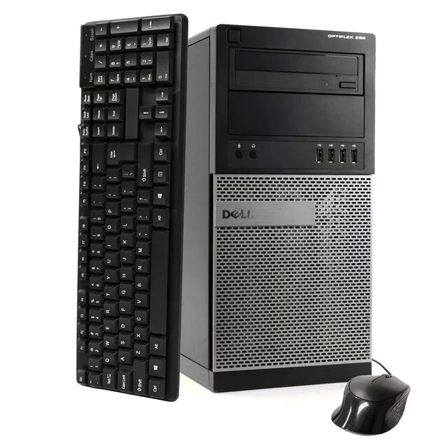 Dell Intel Core 2 Duo 4 GB RAM PC Desktops & All-In-One Computers