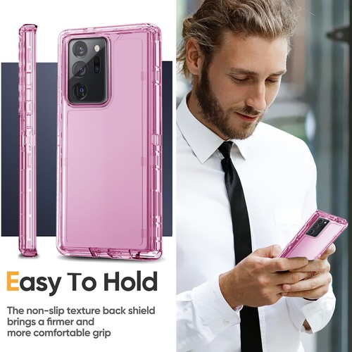 For Samsung Note20/20 Ultra 5G Case Clear Shockproof Hard Cover Screen Protector - Picture 65 of 66