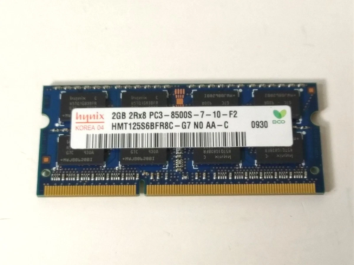 Hynix 2GB PC3-8500 (DDR3-1066) Memory (RAM) 2 Modules for sale | eBay