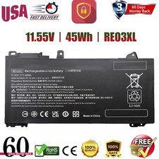 RE03XL Battery For HP ProBook 430 440 445 450 455R G6 G7 HSTNN-UB7R HSTNN-DB9A