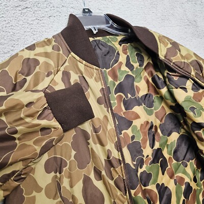 Vintage Camo Jacket Winchester Men's Medium Reversible Puffer