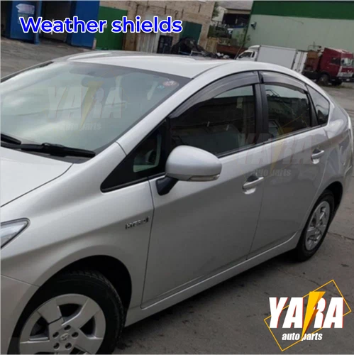 Premium WeatherShields Weather Shields suitable for Prius(XW30) 2009-2015 tinted - Picture 1 of 6