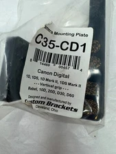 Custom Brackets C35 - CD1 Camera Mounting Plate Canon Digital NEW Sealed