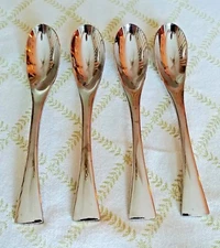 Ultra Modern ONEIDA Stainless Flatware STASIS Set of 4 TEASPOON S