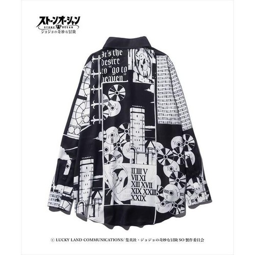 Glamb JoJo's Bizarre Adventure Enrico Pucchi Stone Ocean P-Shirt Black M-XL New - Picture 2 of 19
