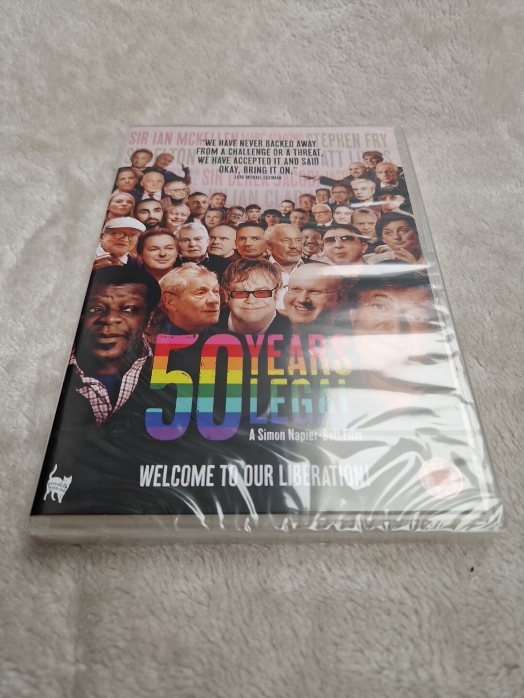 50 Years Legal (DVD) Sir Ian McKellen Matt Lucas Sir Elton John New Sealed