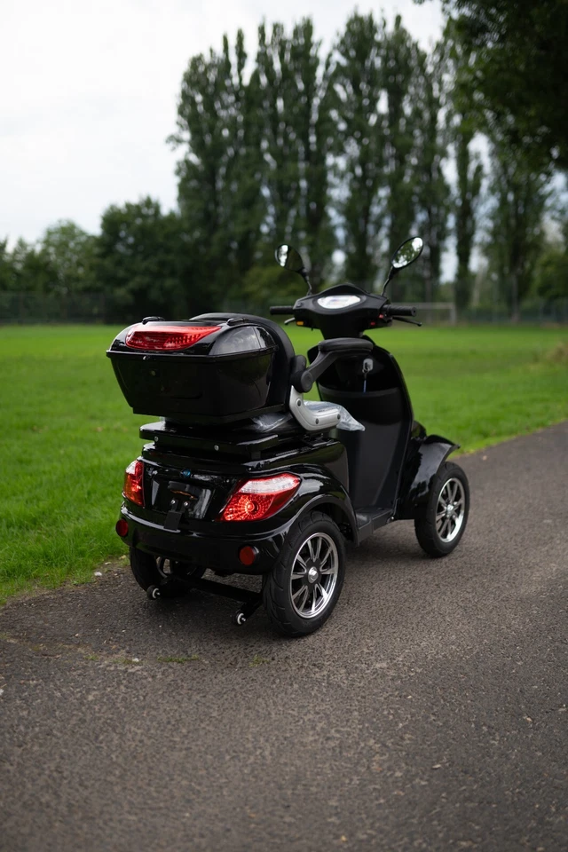 4 Rad Seniorenmobil 25 km/h 1kW Li-Ionen Seniorenfahrzeug Elektro Scooter Black - Bild 2 von 4
