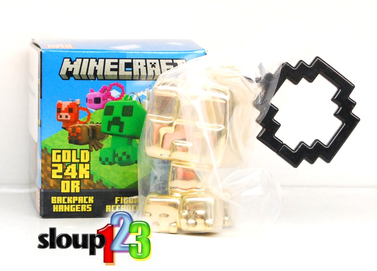 Minecraft バックパック ハンガーズ シリーズ2 ゴールドフィギュア Amazon.com: Minecraft Backpack Hangers (Backpack Hangers