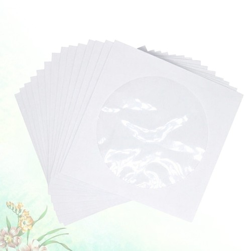 100 Pcs CD -Verpackungstasche CD-Aufbewahrungshalter -Brieftasche - Afbeelding 4 van 11