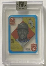 JUAN SOTO # 51A-JS SEALED TOPPS CLEARLY AUTHENTIC 2020-2 DOUBLE  25/25